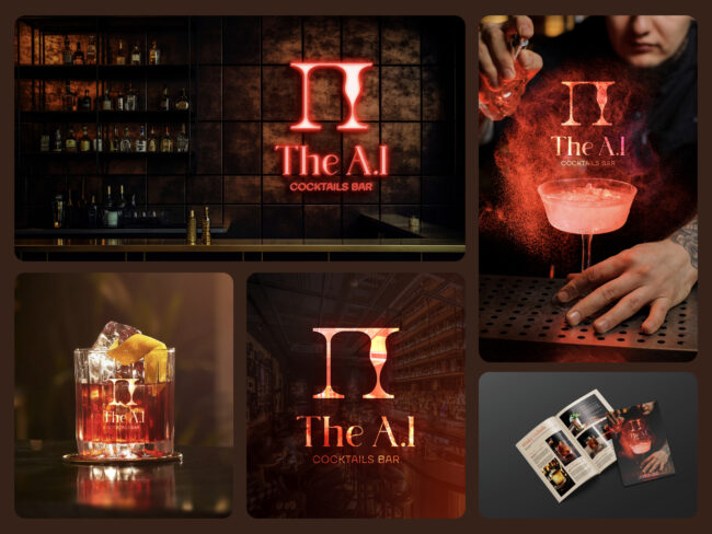 Branding The A.I Cocktails Bar